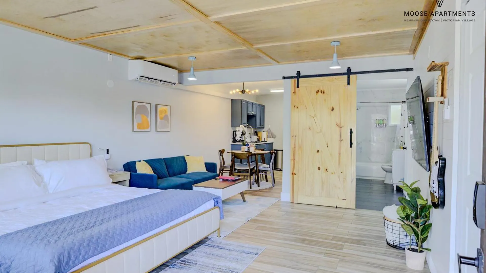 The Moose #5 - Modern Comfy Studio With King Bed, Free Parking & Fast Wifi Memphis United States