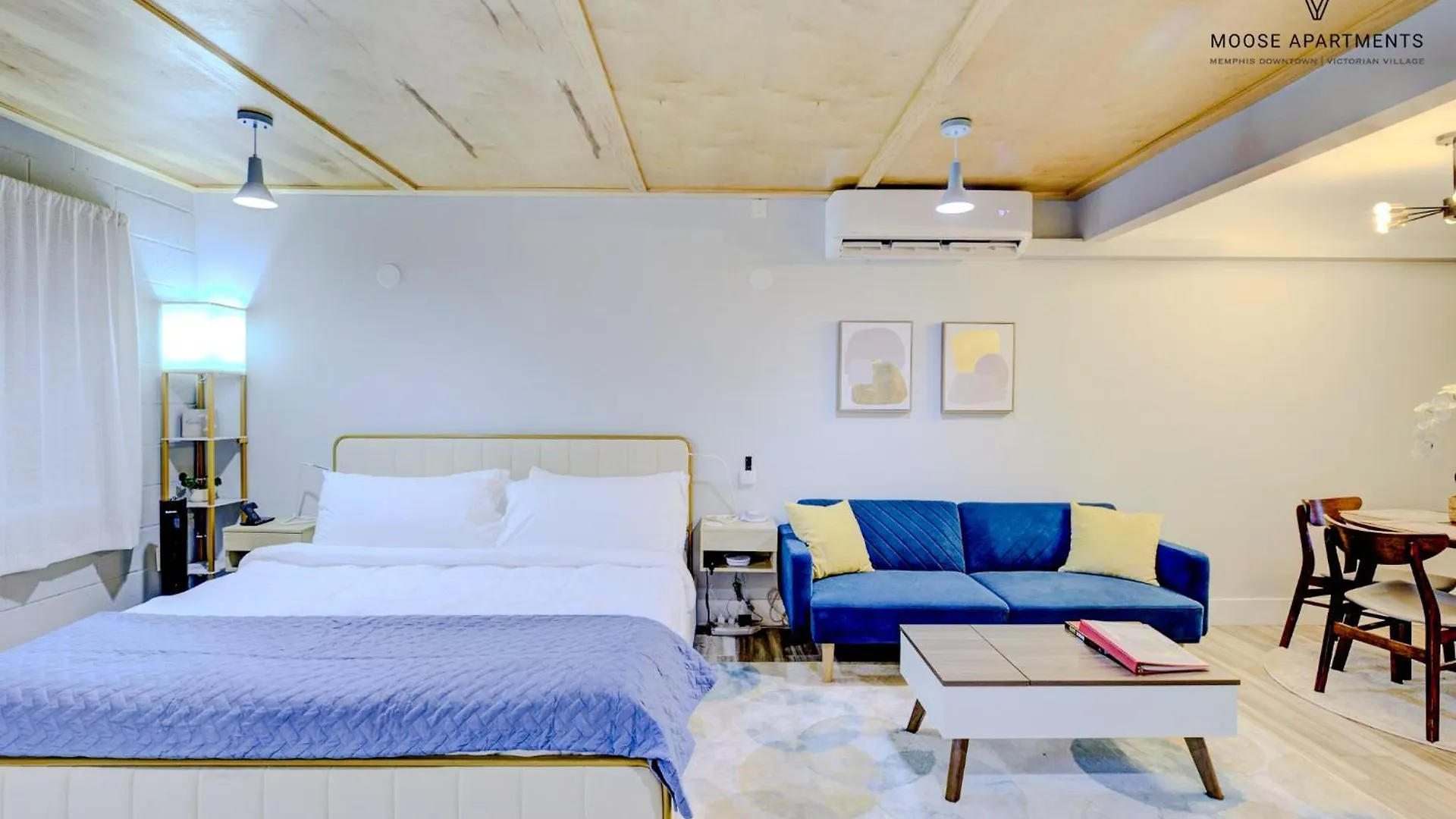 The Moose #5 - Modern Comfy Studio With King Bed, Free Parking & Fast Wifi Memphis